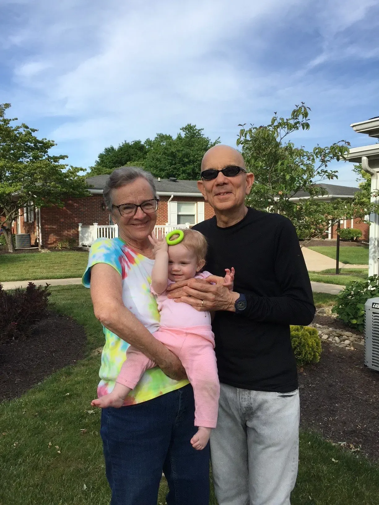 margaret and michael greenblatt and their grandaughter