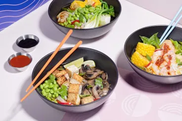 bowl and broth