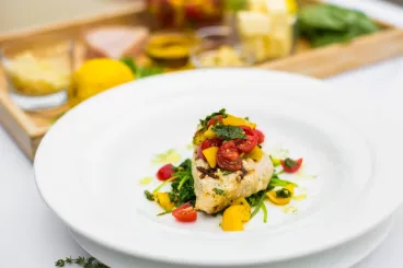 food on a plate